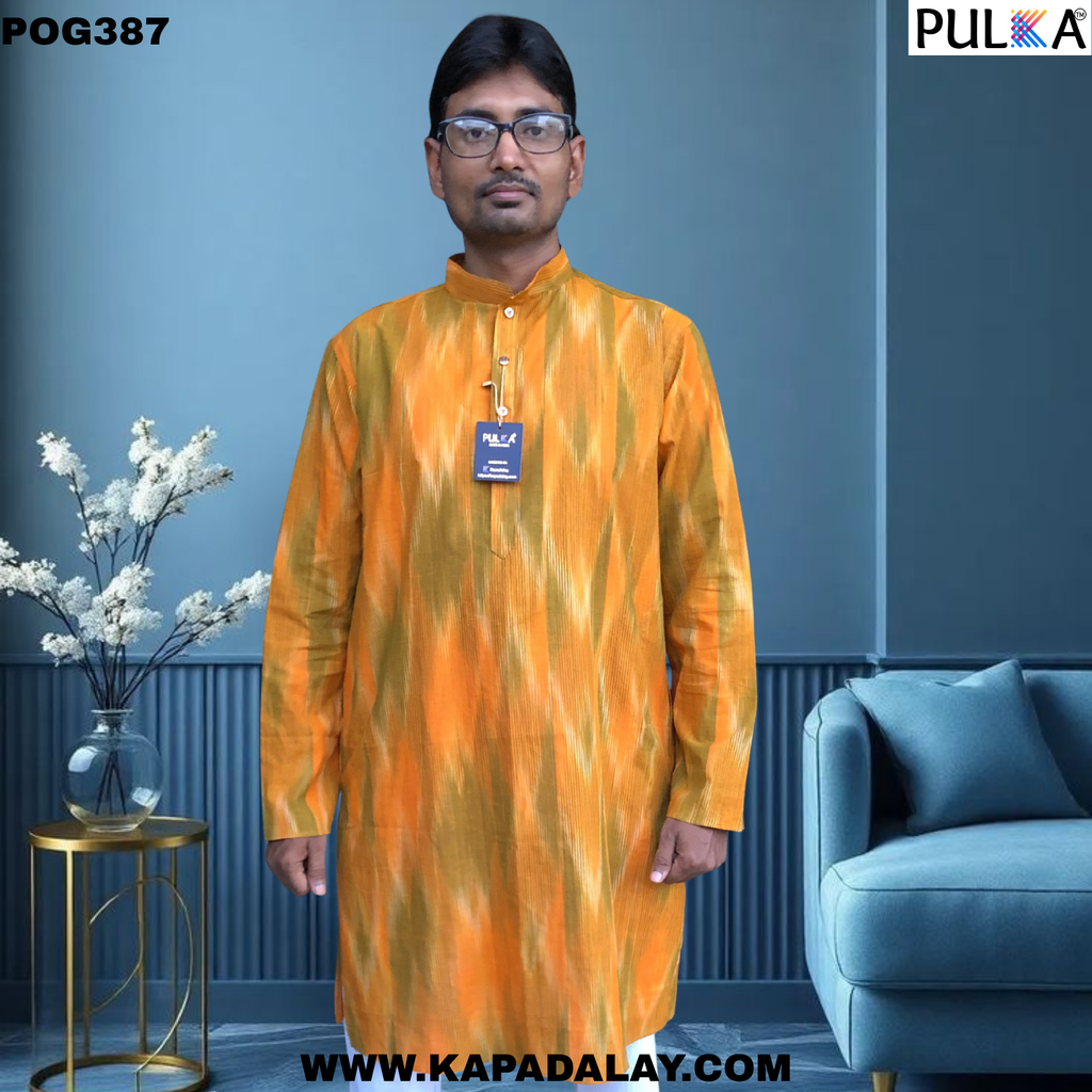 COTTON IKKAT SOFT Kurta for Men