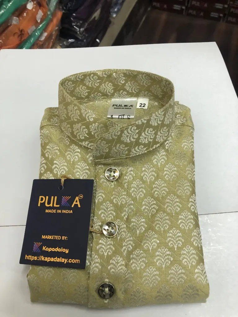 Banarasi Dupion Kurta for Kids