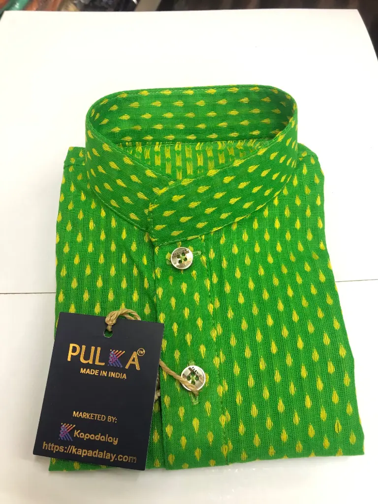 Teardrop Design Kurta for Men and Kids