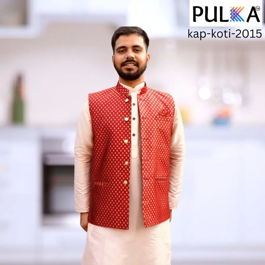 Golden three leaves design Koti for Men