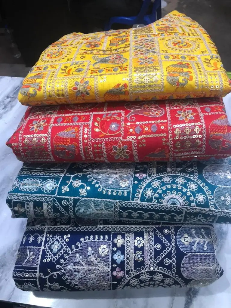 Rajwadi koti Fabric