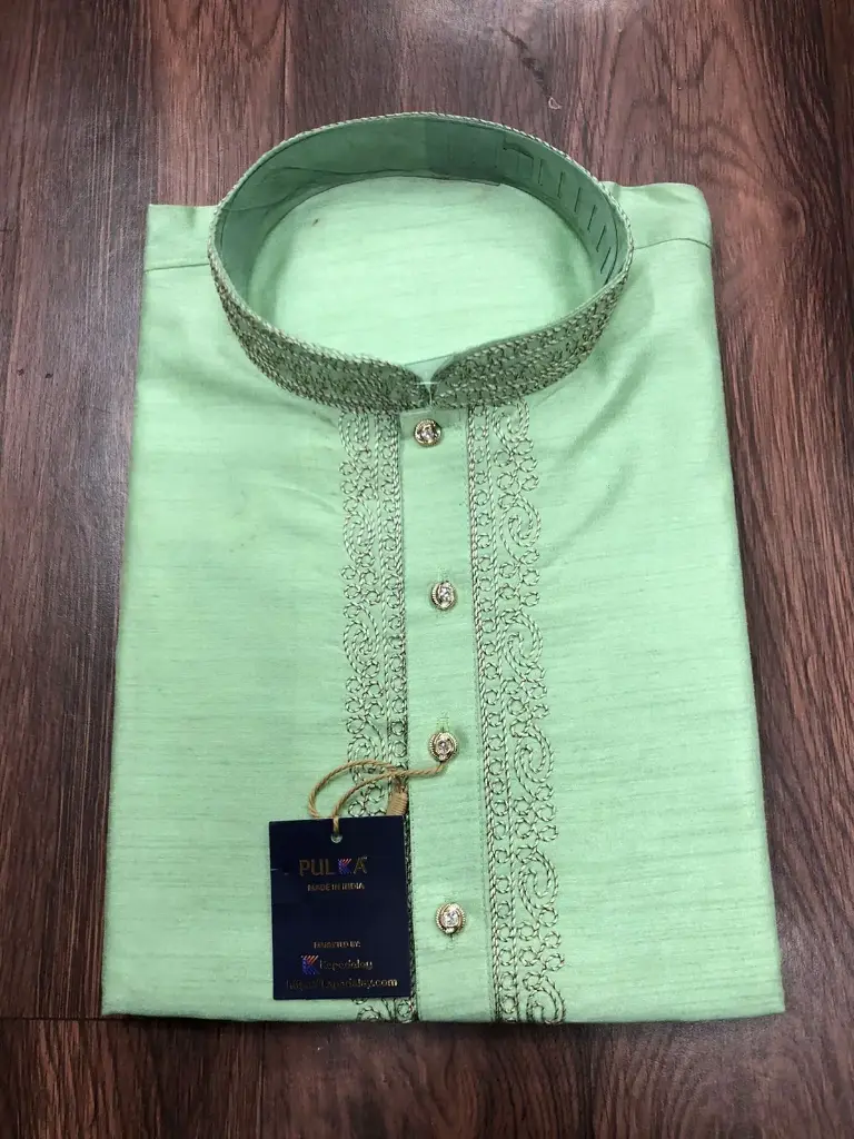 Don Design Kurta -pajama set dk-SeaGreen/40