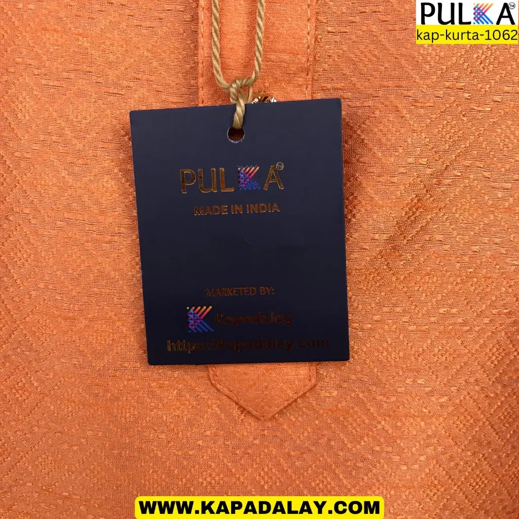 Dobhi Kurta Pajama Orange/36