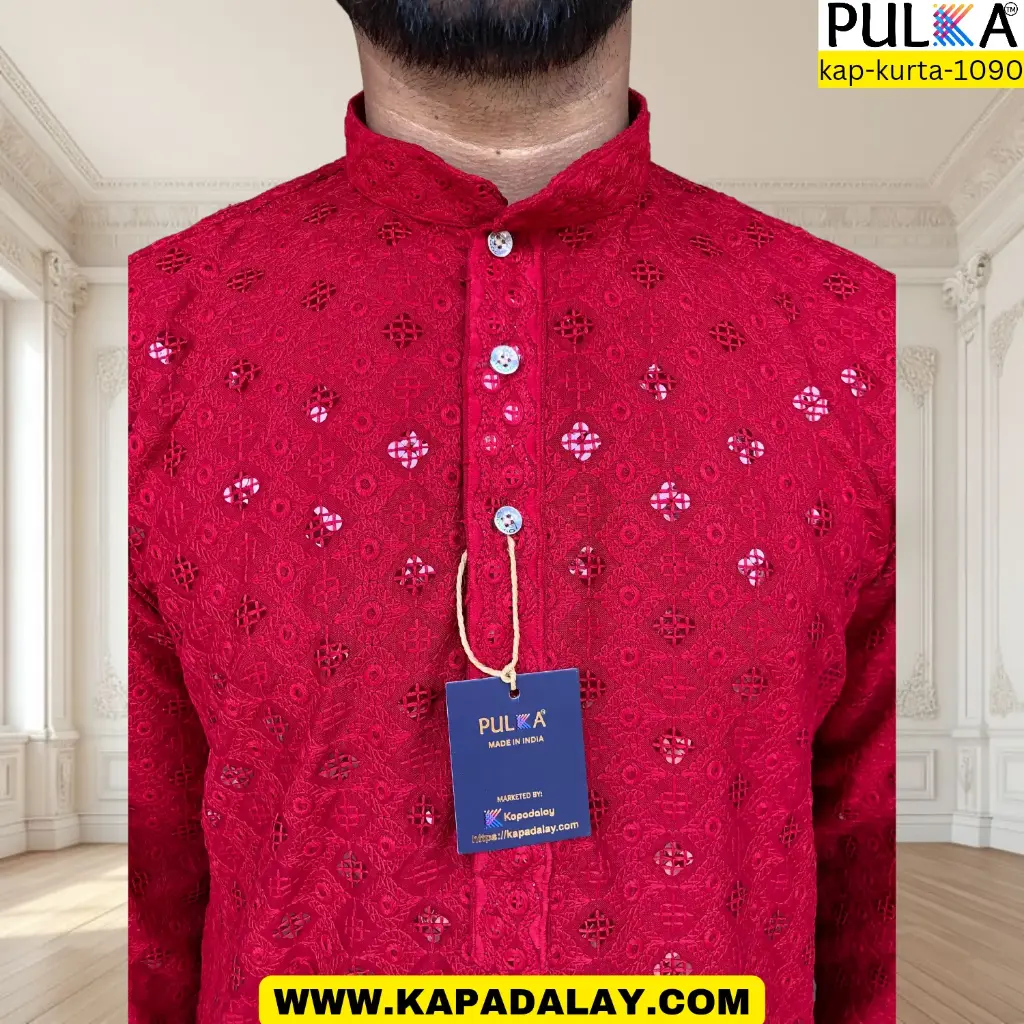 4 NAG SEQ Kurta Maroon/40