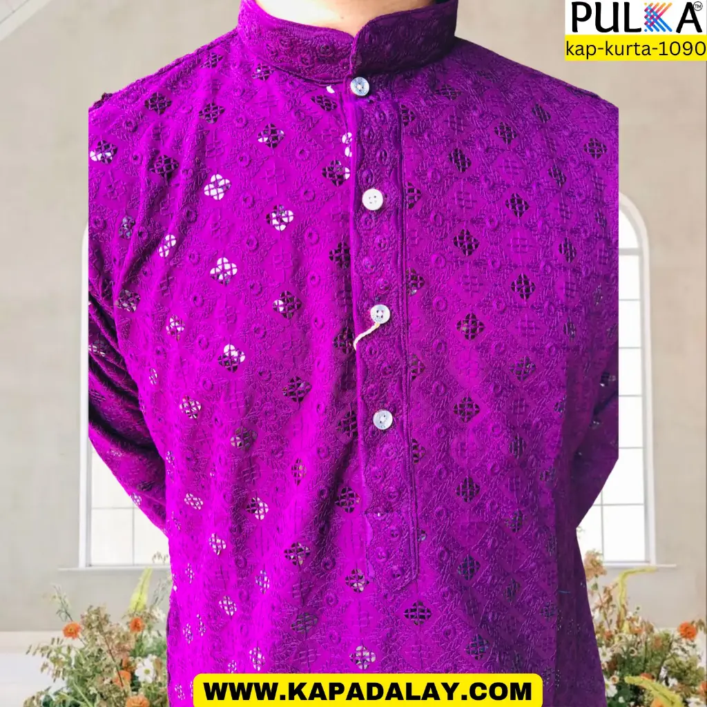4 NAG SEQ Kurta Purple/42