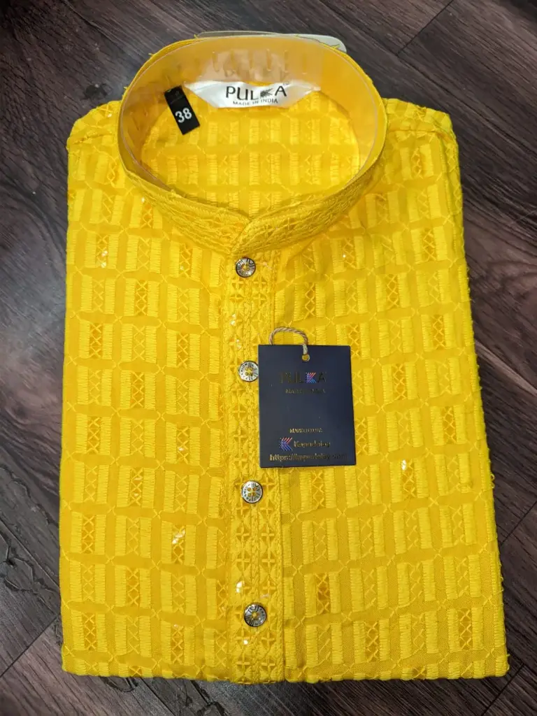 Rayon Foil Sequence Kurta