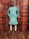 ASK Doriya Line KURTA for Men and Kids