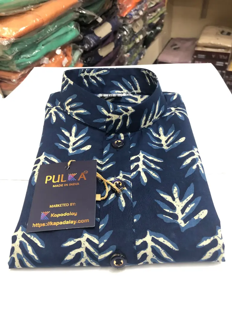 GAMTHI Leaf PRINT Kurta pajama for Kids