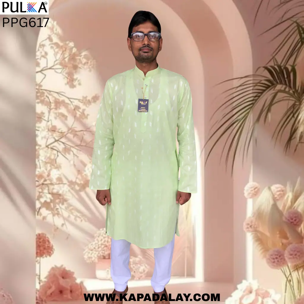 Manik Butta Cotton Kurta