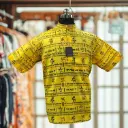 Jai Mata Di Printed Short Kurta for Men