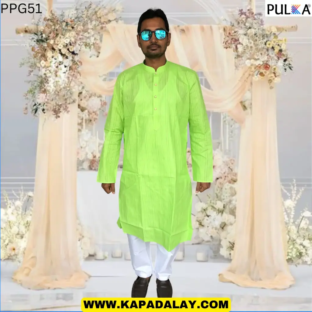 Noori Stripe Line Kurta For Men and Kids