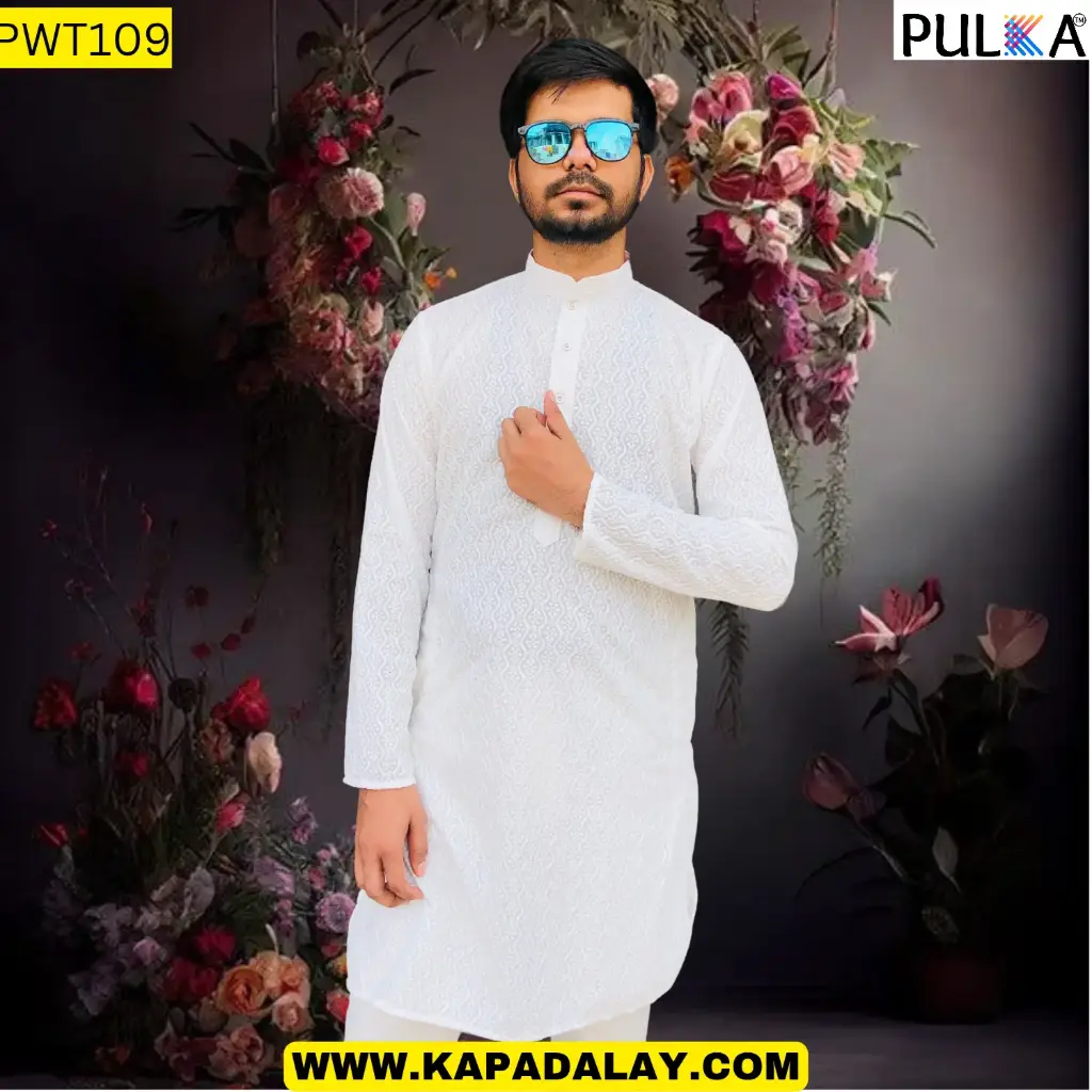 ZigZag Design Kurta for Men