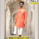 Square check Kurta for Men and Kids 50