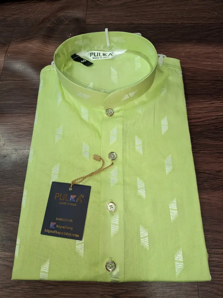 Manik Butta Kurta Pajama Set For Kids