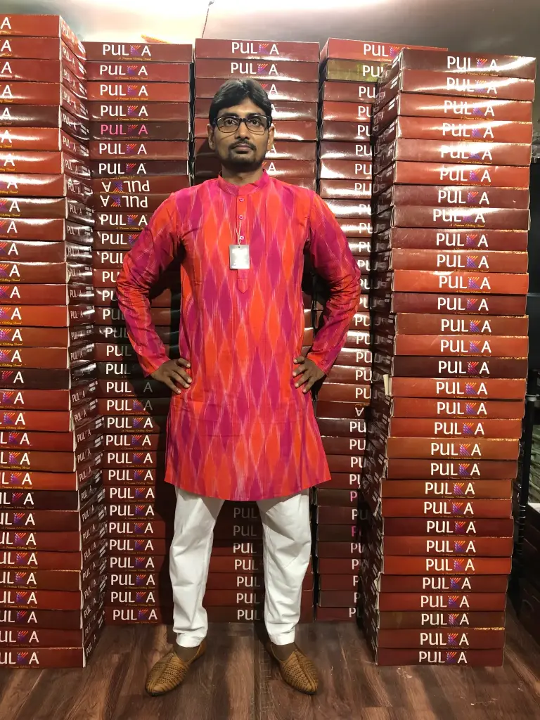 COTTON IKKAT SOFT Kurta for Men