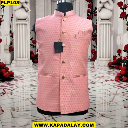 Men's Premium Jacquard Silk Koti