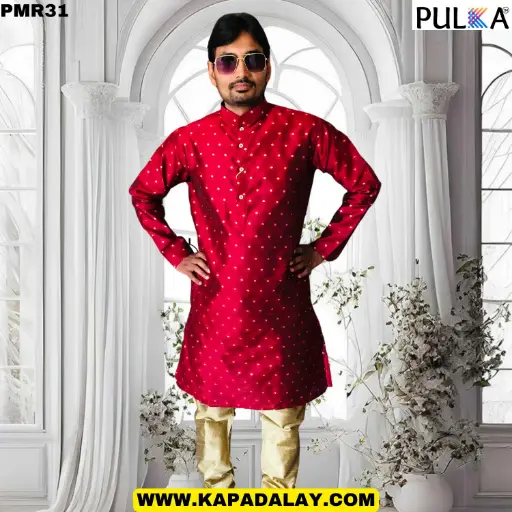 Shyam Traditional Silk Kurta For Men