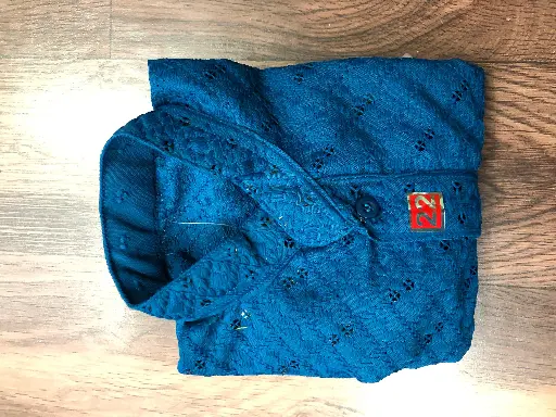 [P20TB65] Kids Lukhnawi Kurta Teal/20