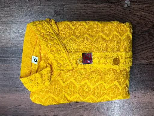 [P32YL64] Kids Lukhnawi Kurta  Yellow/32