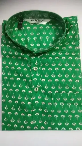Jaipuri flower Printed Short Kurta