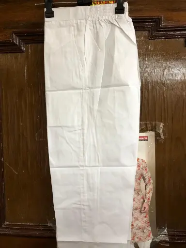 [P42WT103] Half Rubber Pajama White/42