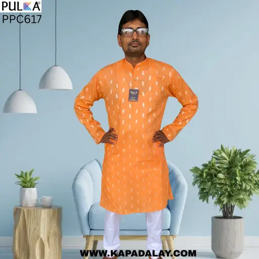 Manik Butta Cotton Kurta