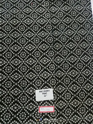 [BK652] GAMTHI Bandhani PRINT Kurta (Black)