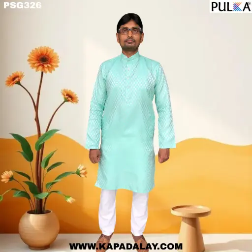 Apsara Lachha Kurta Pajama Set for Men 326