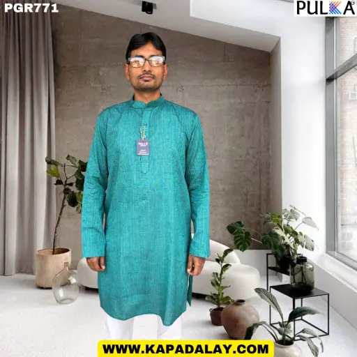 COTTON JKD DOBBY Doriya Kurta for Men