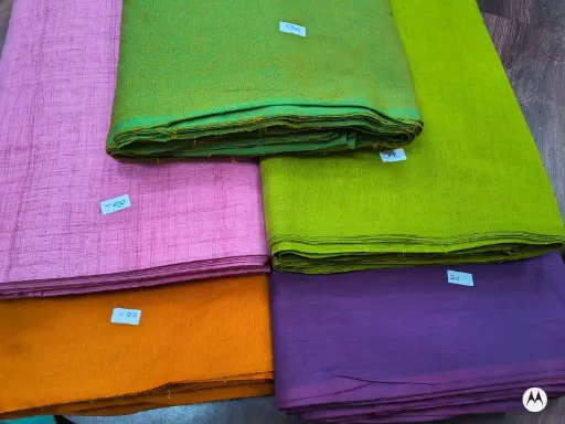 Plain Solid Pure Cotton Kurta Fabric