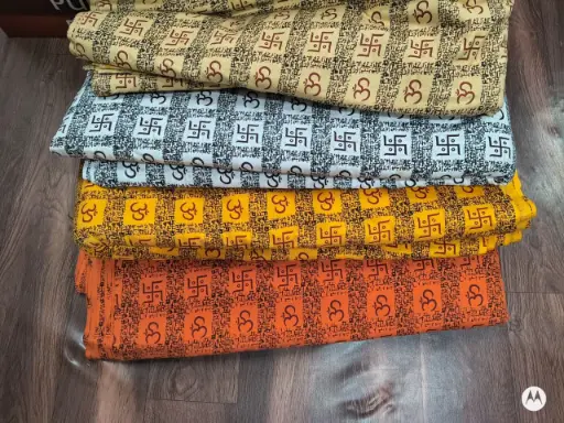 Om Swastik Fabric