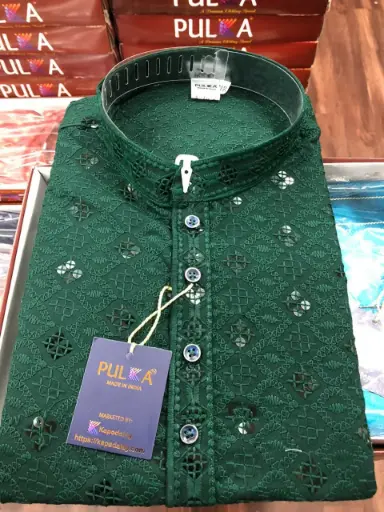 Men's Sequence kurta for Mehandi 